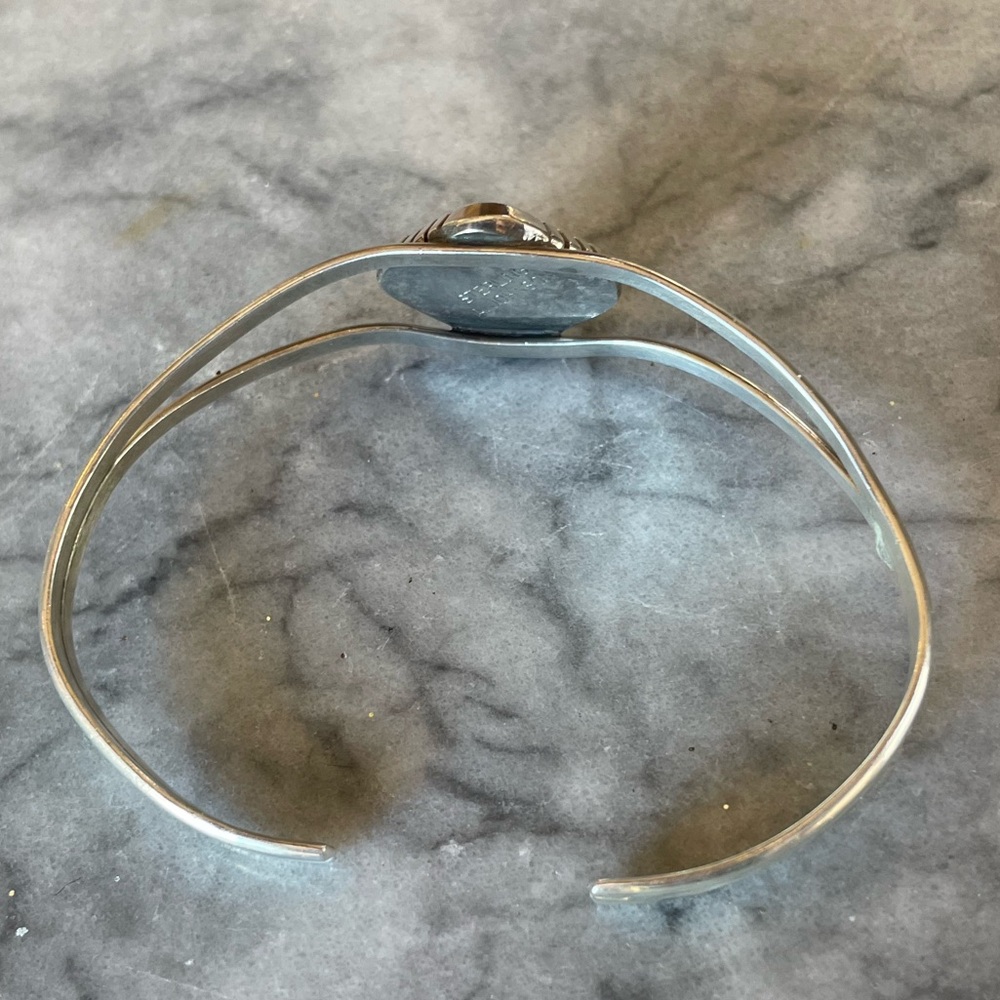 Native American Style Solid 925 Sterling Silver B… - image 5